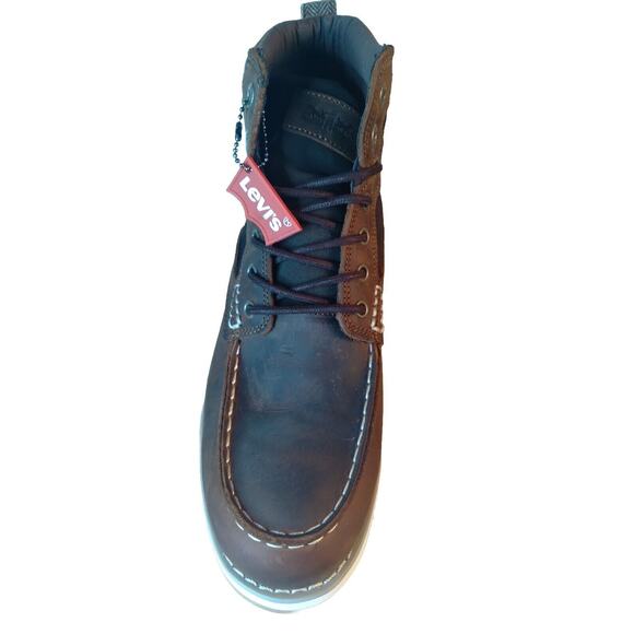 Levi’s Men’s Dawson 2.0 Leather Brown Suede Size 9M US Shoes Boots New with Box - Picture 3 of 11